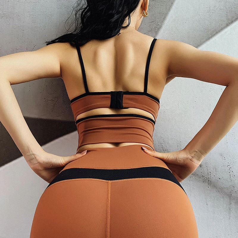 Высококачественный спортивный бюстгальтер топ Женский мягкий пуш ап для