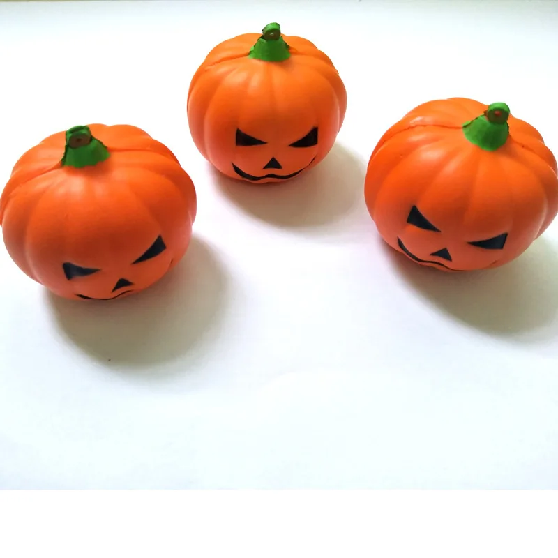 Мягкая сжимаемая мягкая игрушка-тыква для Хэллоуина мультяшная медленно