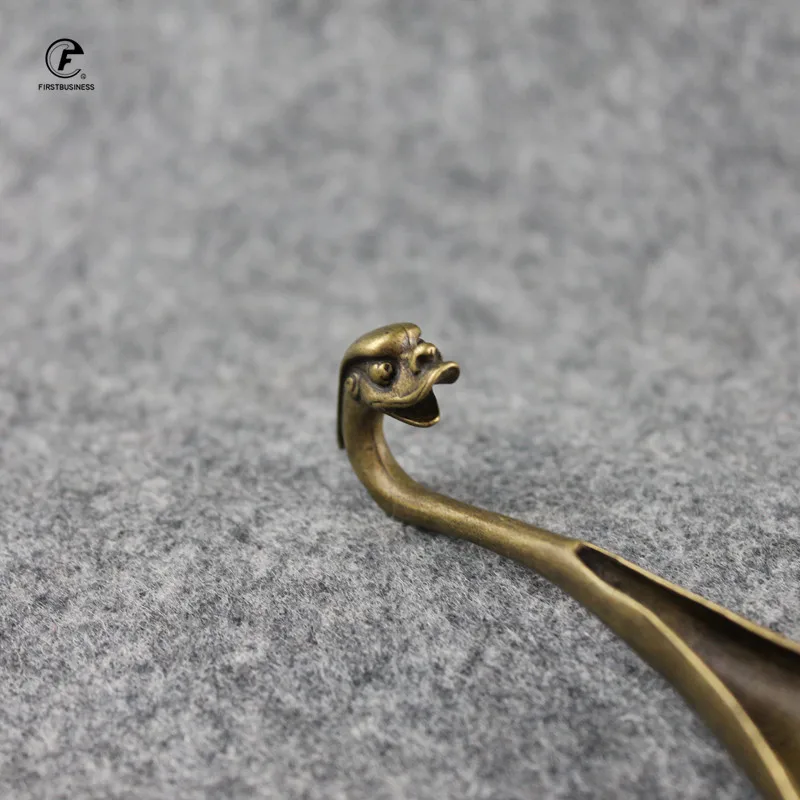 Чайная ложка медная ручная Изысканная чайная чайные принадлежности лопатка для