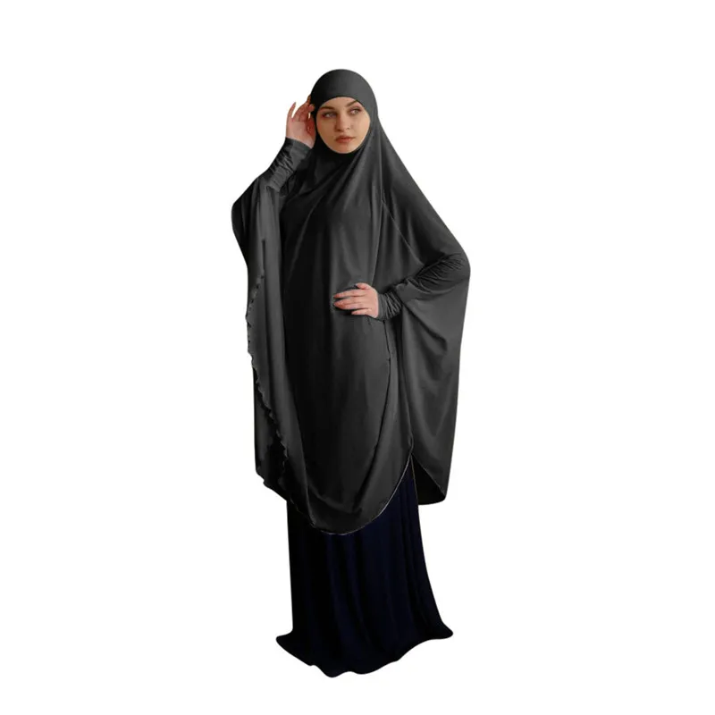 Одежда для исламских молитв Рамадан, женское официальное мусульманское платье с капюшоном, длинное кимоно с турецким намазом, юркен, хиджаб