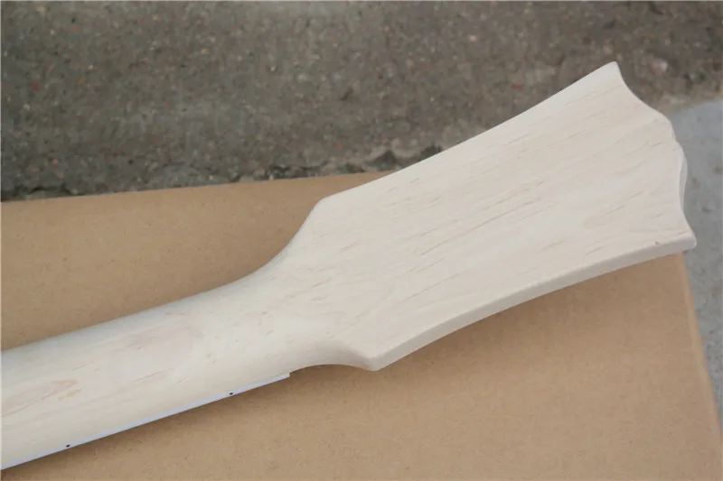 Semi-Hollow Body DIY Electric Guitar Builder Kit Project Mahogany Unfinished New Single Cutaway 2 orders | Спорт и развлечения