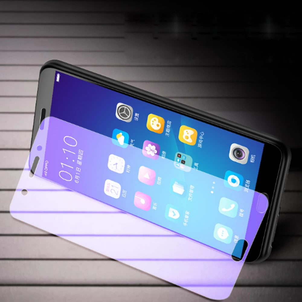 

100 шт. 2.5D стеклянная пленка для OPPO R15/R17 антибликовое матовое закаленное стекло без отпечатков пальцев Защитная пленка для экрана