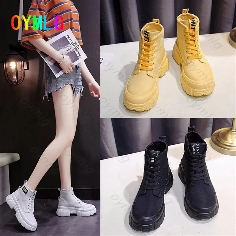 

British style Martin boots women 2021 new spring and autumn women's boots thick-soled fashion casual short boots women's boots