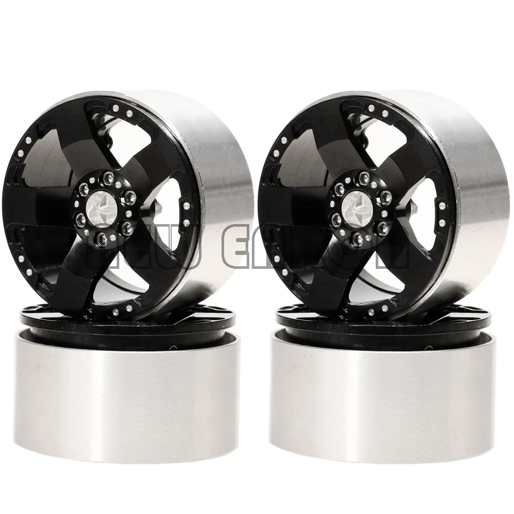 

NEW ENRON 4Pc 2.2" Beadlock Wheels Rim Hub Aluminum For 1/10 RC CAR Crawler Axial Yeti Wraith Off-Road 90056 90053 90045 90048