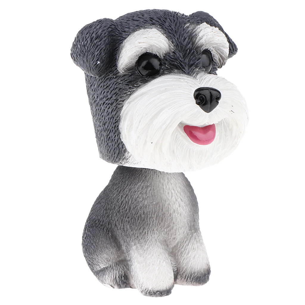 

Cute Resin Shaking-Head Dashboard Dog Model Toy for Home Car Room Ornament