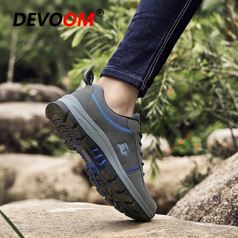 2020 Waterproof Hiking Shoes Men Sneakers Mountain Trail Climbing Outdoor Sport Botas Tacticas Trekking Size 47 | Спорт и