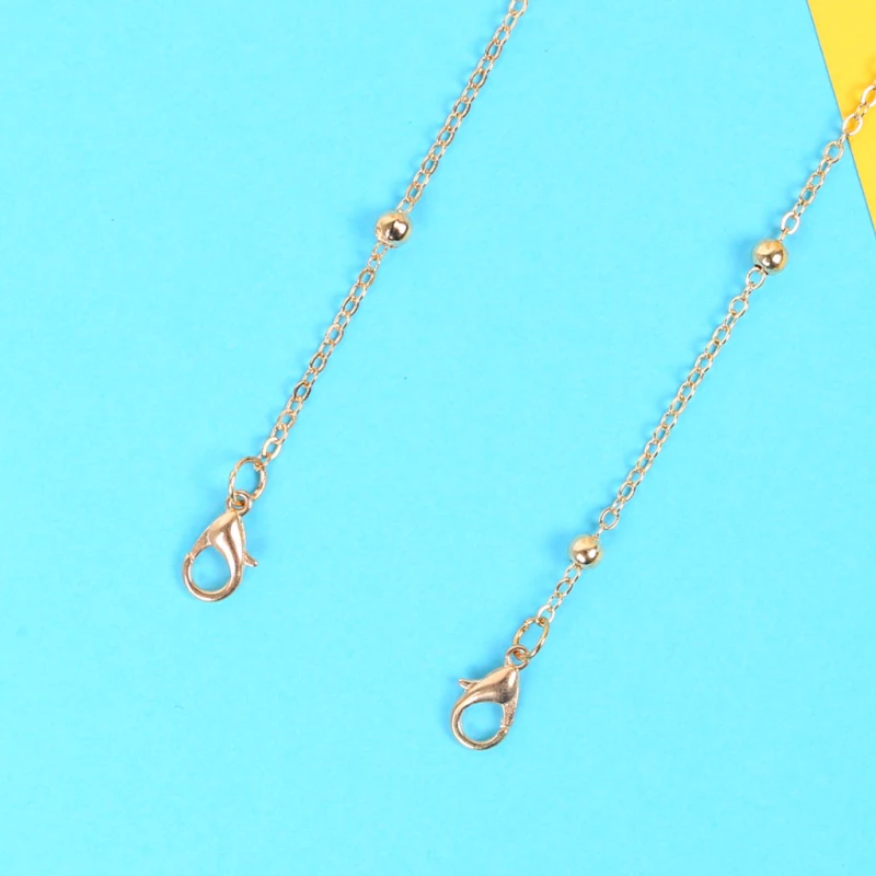 Цепочка для очков женская с имитацией бисера Модный повседневный аксессуар