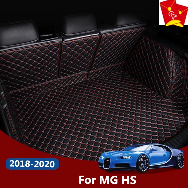 Высококачественный износостойкий кожаный коврик для багажника автомобиля на