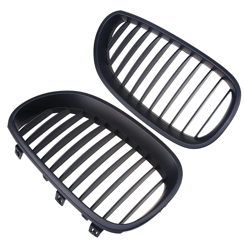 Posbay Высокое качество ABS Matte черная Автомобильная Передняя вытяжка гриль решетка