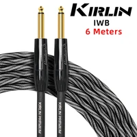 kirlin iwb 6m series 6 5 male to male audio noise reduction cable suitable for electric guitar bass acoustic guitar pickups