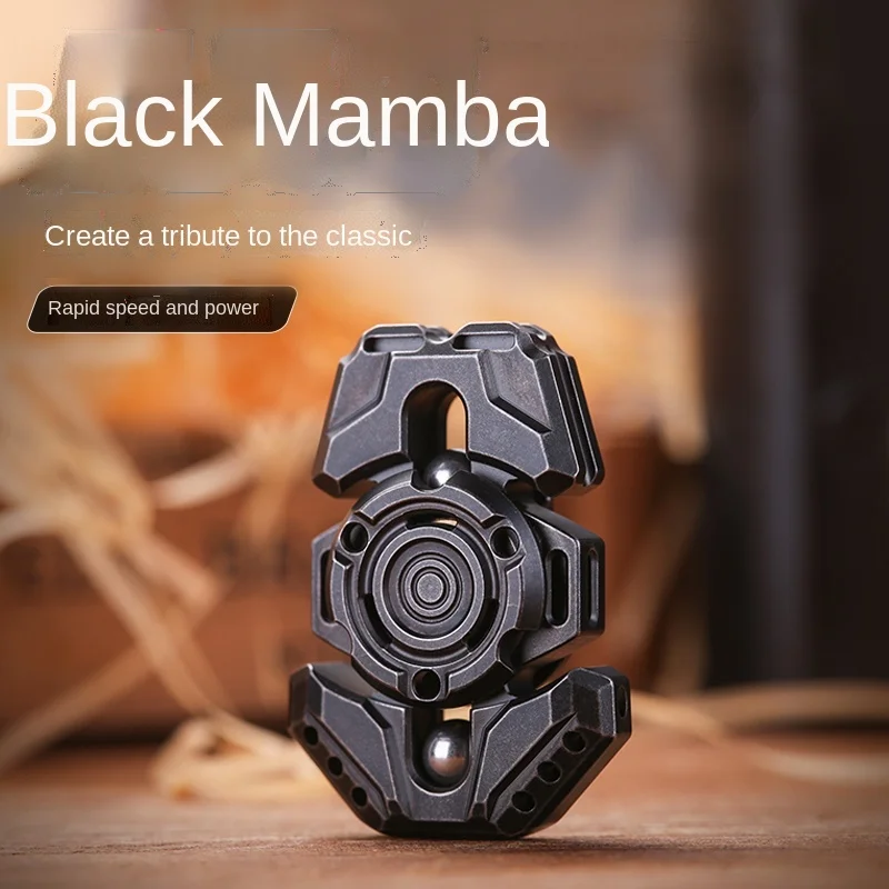 

Серия Beast Black Mamba с гироскопом на кончик пальца, специальная форма, бусины, Повседневная декомпрессионная игрушка для повседневного использо...