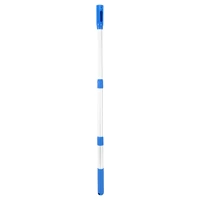 36 inch telescopic swimming pool pole 3 section for leaf skimmer mesh rake net grip handle for spa pond swimming pool cleaning