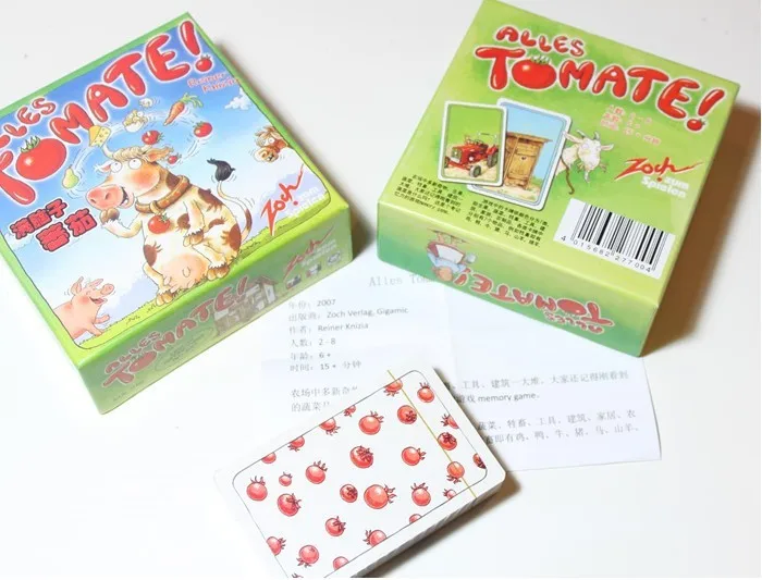 Alles tomate настольная игра 2-8 игроков семейная для детей с родителей забавная