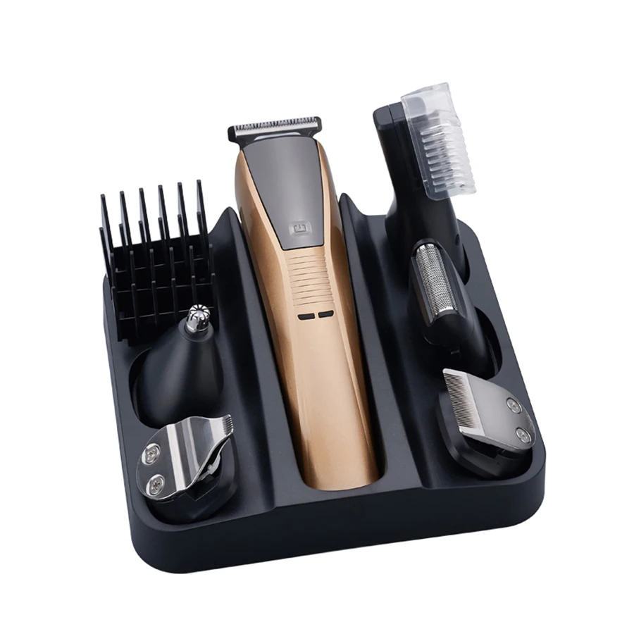 

LK 6 in 1 set men shaver hair clipper nose hair trimmer hair carving beard trimmer rechargeable hair trimmer kit