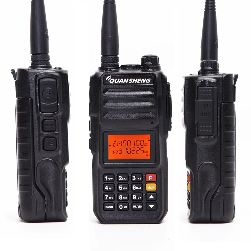 Quansheng TG-UV2 PLUS High Power 10W 5 Bands 136-174MHz/Police band 350-390MH/400-470MHz 4000mAh 10KM Long Range Ham CB Radio | Мобильные