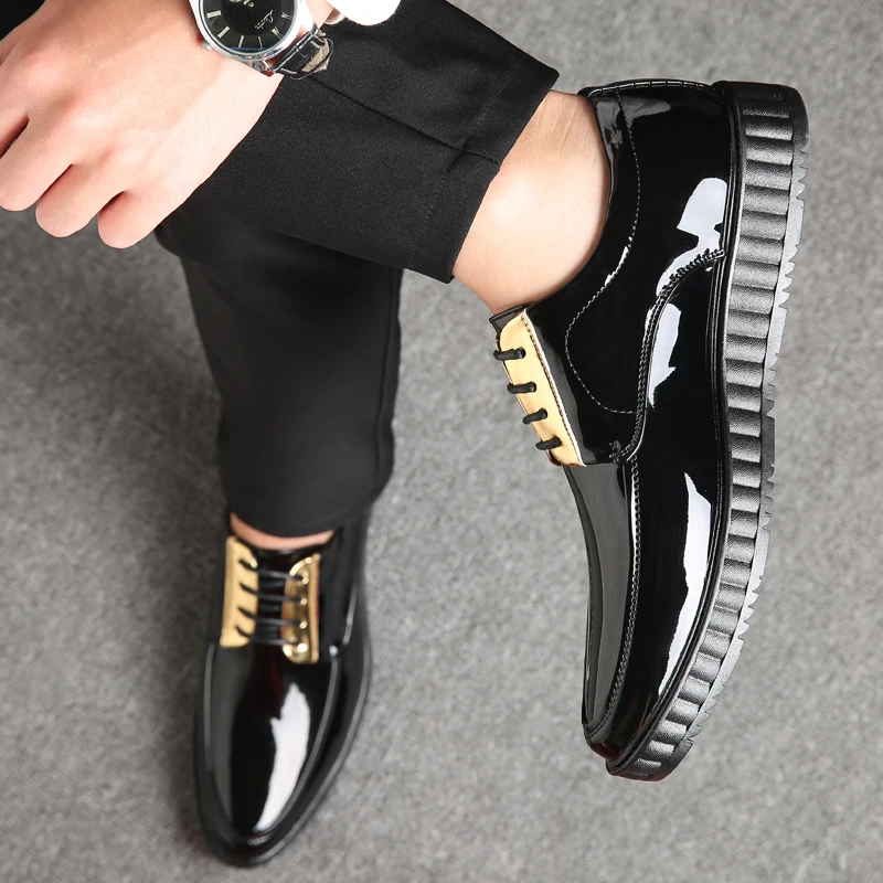 

Men Sneakers Black Brown Lace Up Flats Male Casual Shoes Men Winter Footwear PU Leather shoes Chaussure Homme %A227