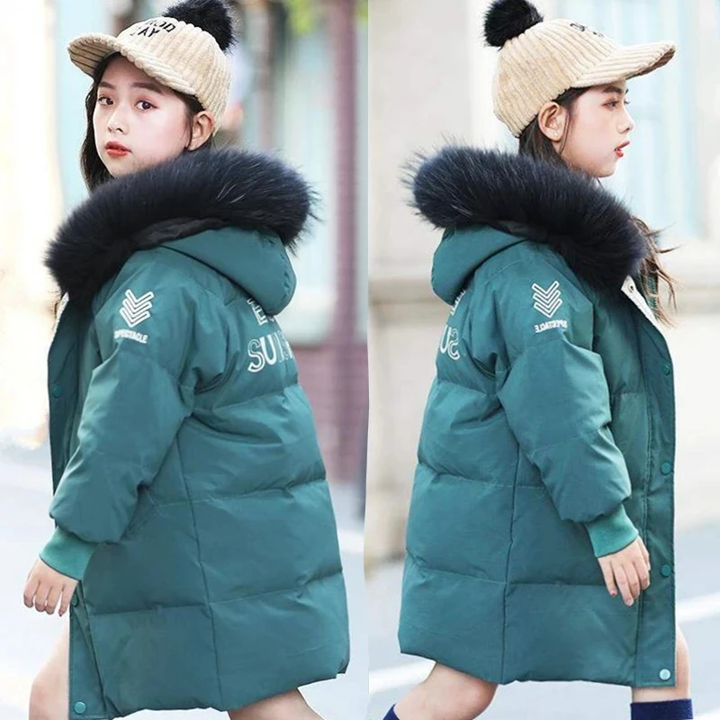 Детская утепленная куртка с капюшоном и искусственным мехом на осень/зиму | Мать