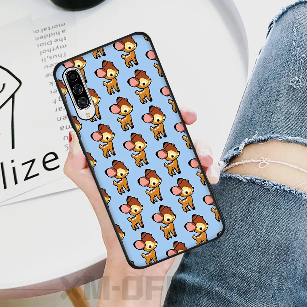 BaweiTE животное олень Лев черный мягкий чехол для телефона Капа Samsung A10 20 30 40 50 70 10S 20S 2