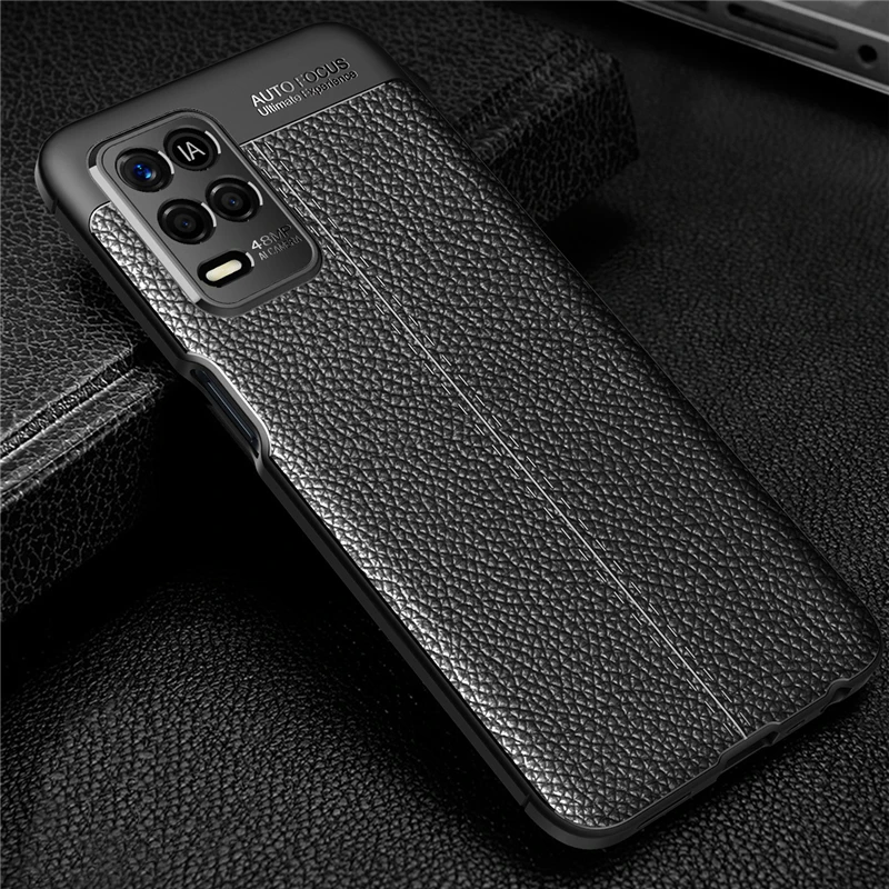 for oppo realme q3 q3i 5g case for realme q3 q3i v13 5g cover rubber silicon tpu protective shell capa business style phone case free global shipping