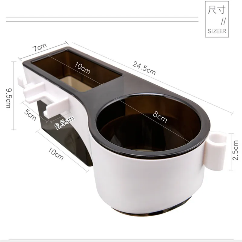 

Bathroom Storage Supplies Multi-Function Hair Dryer Rack Non-Marking Stickers Free Punching Hair Dryer Holder Shower Ac