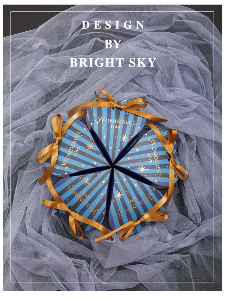 Высокое качество сердце любовь Лазерная полосатая позолоченная Подарочная