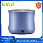 Портативная беспроводная Bluetooth-Колонка EWA A2Pro, 8 Вт, сабвуфер, водонепроницаемая музыкальная колонка, бумбокс, TF, AUX, 1200 мАч, микрофон, уличная колонка