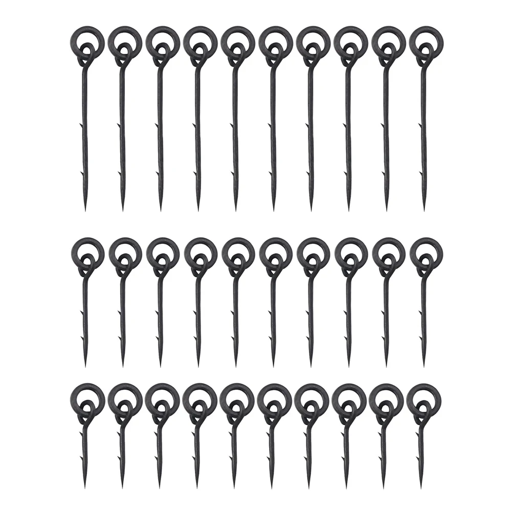 

10pcs Steel Metal Bait Spike Carp Fishing Hook Bait Sting Boilies Pin Spike Maggot Corn Ronnie Hair Rig Carp Feeder Fishing Tack