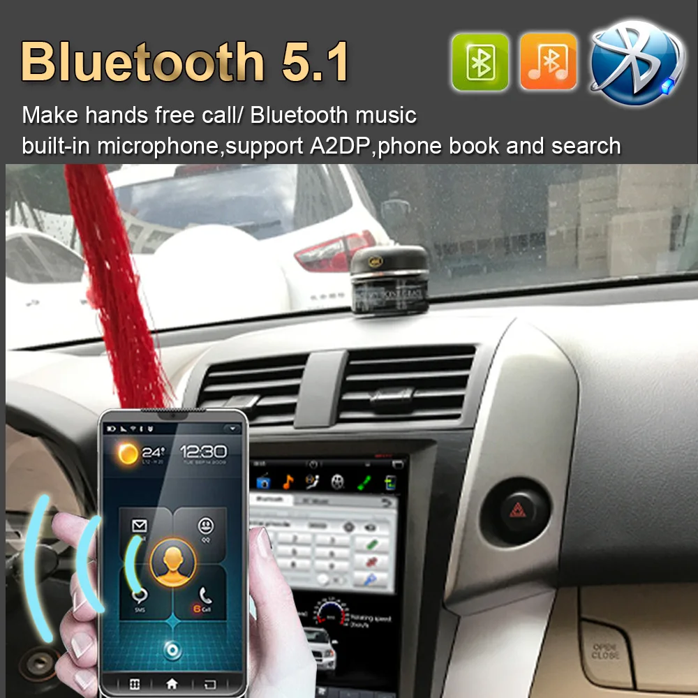 GPS-навигатор в стиле Tesla на Android 9 0 для TOYOTA RAV4 2006-2012 автомобильное радио стерео