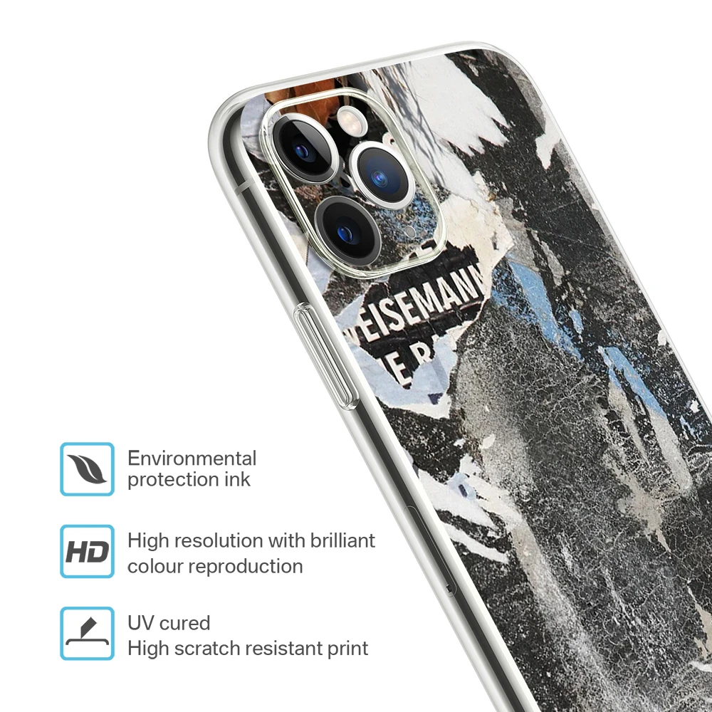 

For iPhone 11 Case Pro Max 12 Mini X Xs XR SE 2020 SE2 8 7 6s Plus Fashion Cool Soft Transparent Clear Cover