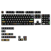 128 keys pbt keycap cherry profile dye sub personalized gmk dots keycaps for mechanical keyboard with iso enter 1 75u 2u shift