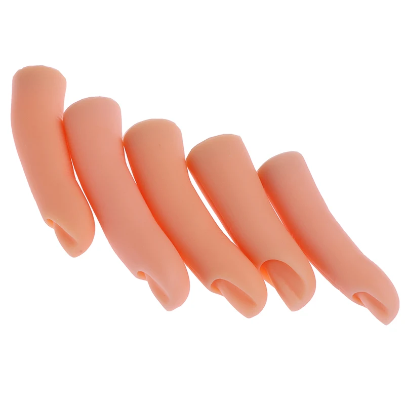 5Pcs/set Nail Art Trainer Practice Training Finger Model For Acrylic Gel Manicure Salon Tools