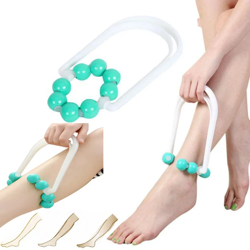 

Home Health Care Slim Leg Massage Roller finger amy Body Slimming Massager Foot Calf Magic Shapely Legs Relax for Women Tool