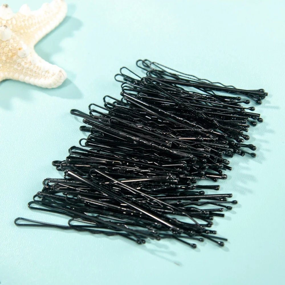 100pcs/lot Hair Clips Small Black Hairpins for Women Pin Lady Bobby Pins Invisible Wave Hairgrip Barrettes Accessories | Красота и