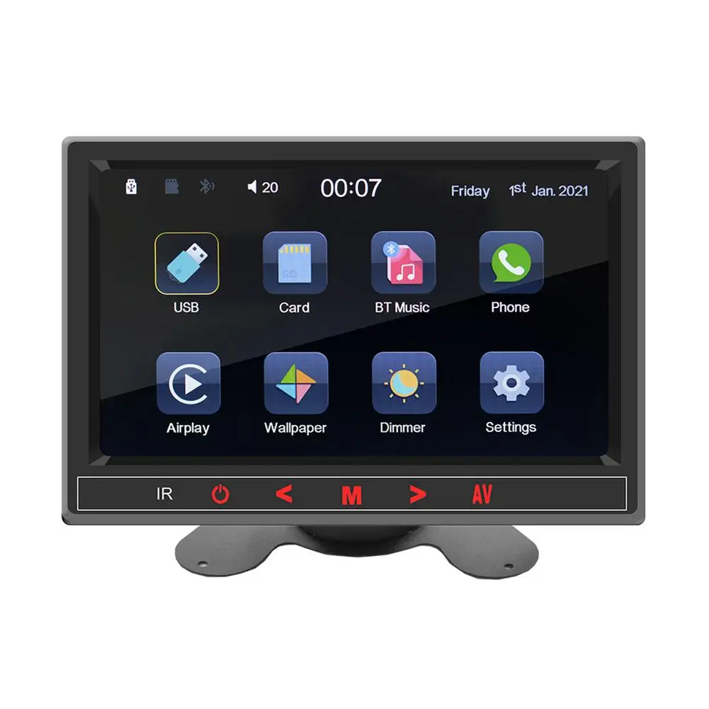 Автомагнитола 2 Din с сенсорным экраном 7 дюймов стерео FM-радио автомобильный