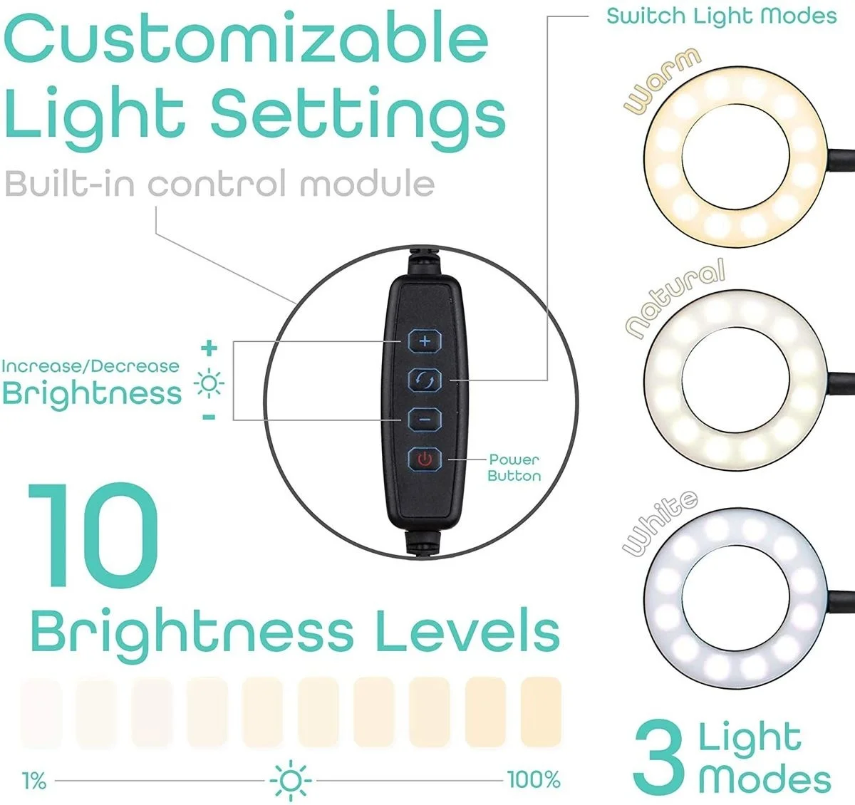 

LED Fill Ring Light 160CM Tripod Stand Phone Holder Selfie Makeup Live Streaming YouTube Dimmable Ringlight Photography Lamp