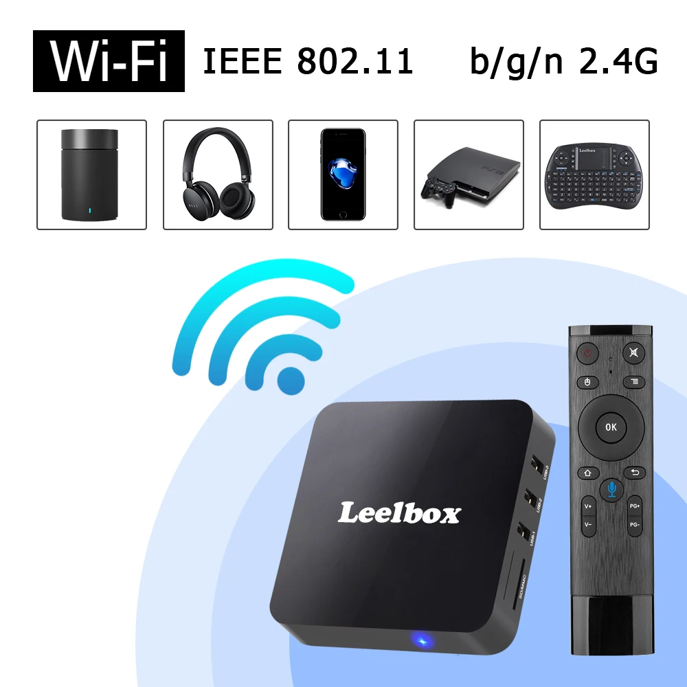 Q2 RK3229 Android 8 1 ТВ бокс 2 Гб ram 16 H.265 медиаплеер 4K Google голосовой помощник Netflix Youtube 2GB16GB 4