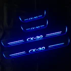 Подсветка на пороги для Mazda CX-30, CX30, 2019, 2020, лампы для дорожек, led, пороги, накладки на пороги, авто, Avante md