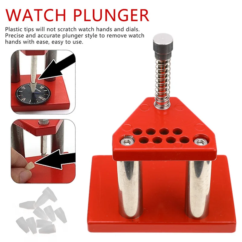 Безопасный ручной съемник для часов набор удаления плунжера профессиональный