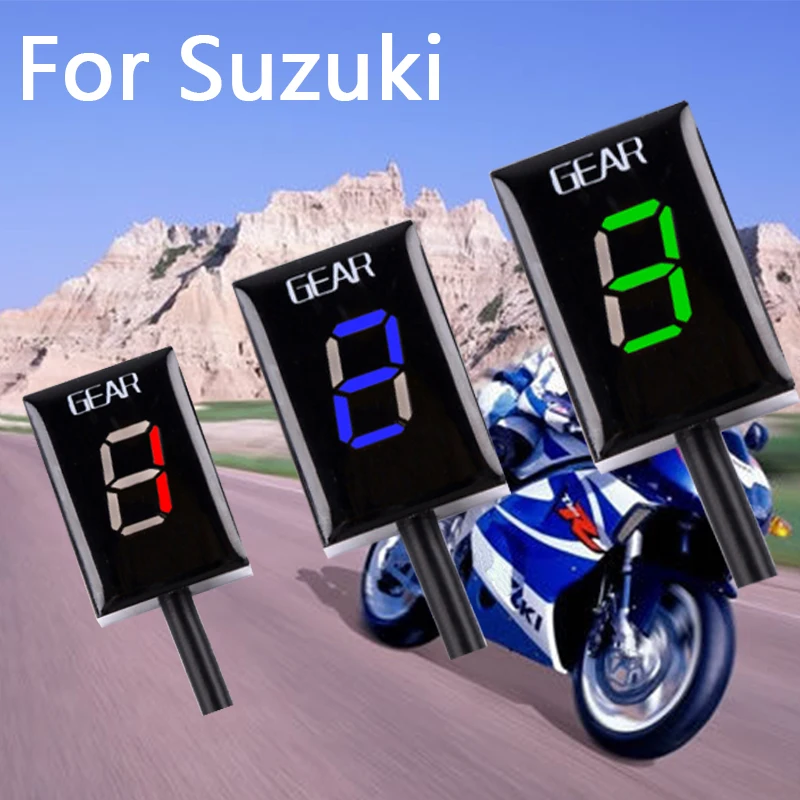 

Motorcycle Ecu Plug Mount Speed Gear Display Indicator 1-6 Gear meter For Suzuki GSF1250 S/SA GSX-R600 GSX1400 GSX-R750 C1800R