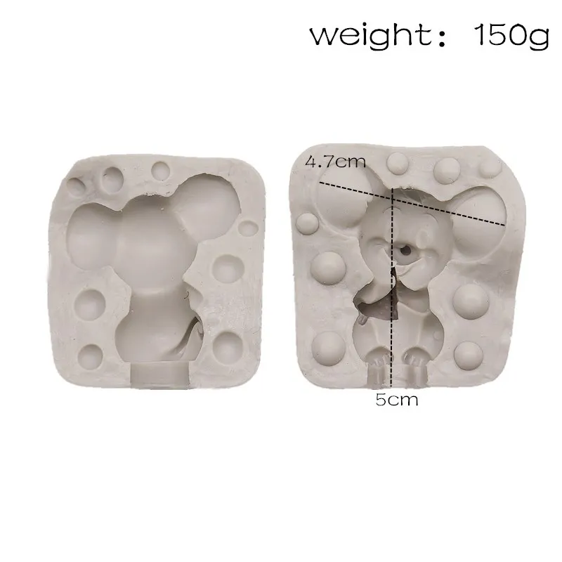 Форма для торта с маленькой мышкой силиконовая форма свеча креативная украшения