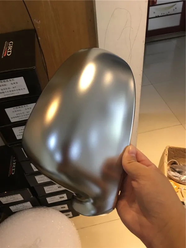 Матовый серебристый корпус для VW GOLF 5 V MK5 GTI Jetta Passat B5.5 B6 EOS Sharan Superb Side Wing крышка