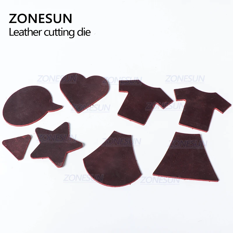 ZONESUN Full Steel Leather Cutting Die Rule Special Shape Hollowed Punching Clicker For Out PVC craft | Дом и сад