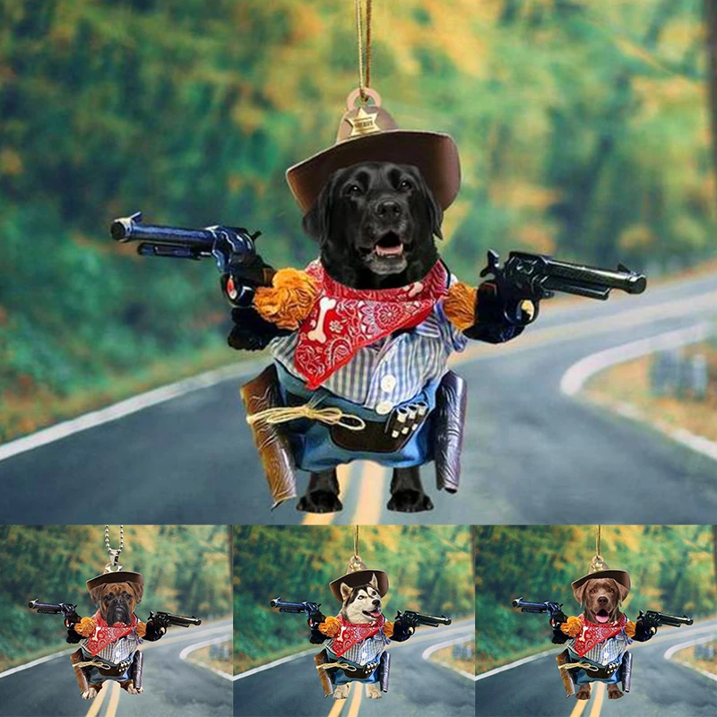 Креативная подвеска в виде собаки и кота для автомобиля украшение рюкзака милый