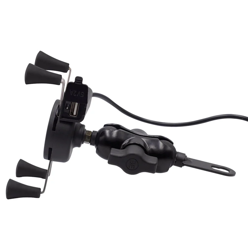 motorcycle mobile phone holder rechargeable usb charger with switch electric vehicle mobile phone holder outdoor cycling parts free global shipping