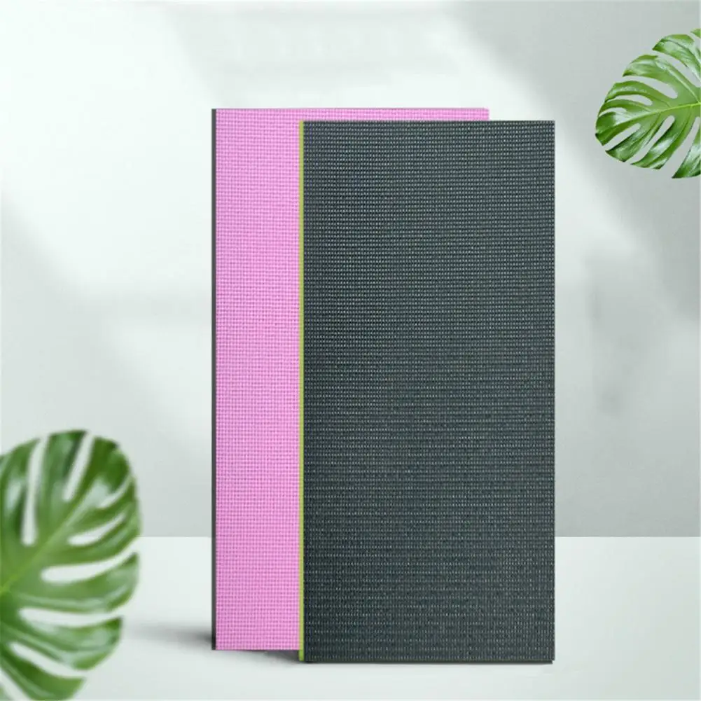 

40x60x0.8cm Multifunction Small Size Yoga Mat Non-slip Elastic Portable Sit-up Mat Plank Support Inverted Pad