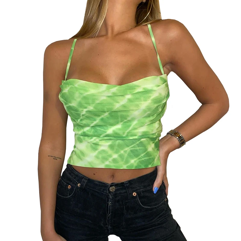 Женский короткий топ с открытой спиной ажурный без рукавов для фитнеса высокой