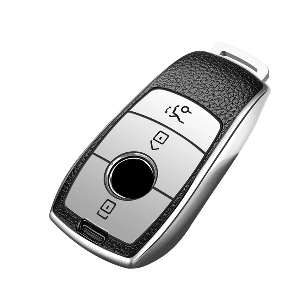 Чехол для ключей из ТПУ и кожи Mercedes Benz AMG 2017 W213 E Class E200 E300 E320 E350 аксессуары