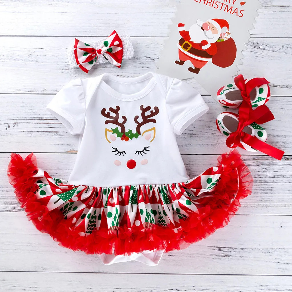 SAGACE/комбинезон принцессы Комбинезон для маленьких девочек Рождественская юбка