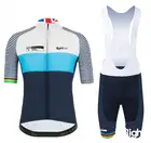 Righttrack 2021 профессиональная команда Велоспорт Джерси Santino летний короткий рукав нагрудники Maillot Ciclismo Дорожный велосипед одежда SantiniReplica