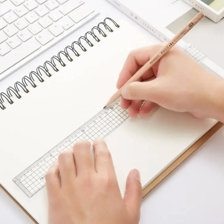 

20cm Plastic Ruler Drawing Templates Stationery School Supplies Office Accessories